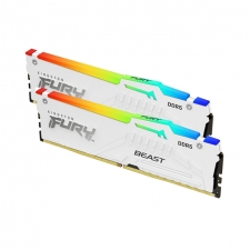 Kit Memoria RAM Kingston Fury Beast White DDR5, 5600MHz, 64GB (2 x 32GB), CL40