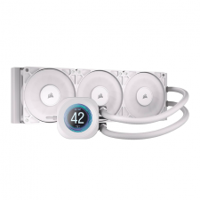 Corsair Nautilus 360 RS LCD Enfriamiento L&iacute;quido para CPU, 3x 120mm, hasta 2100RPM, Blanco