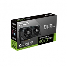 Tarjeta de Video ASUS NVIDIA Dual GeForce RTX 4070 SUPER OC, 12GB 192-bit GDDR6X, PCI Express 4.0