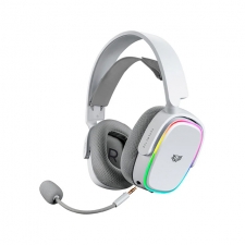 Audífonos Gamer Aeon HS999 Over-Ear + USB 7.1 Canales+ RGB / Tapas y Banda IntercambiableMic Flexible / Blanco