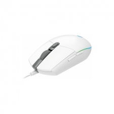 Mouse Gamer Logitech Óptico G203 LightSync, Alámbrico, USB, 8000DPI, Blanco