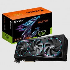 Tarjeta de Video AORUS GeForce RTX 5080 MASTER 16G, 256 Bits, GDDR7, PCI Express 5.0