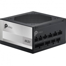 Fuente de Poder MSI PRO A850PL PCIE5 80 PLUS Platinum ATX, Modular, 24-pin ATX, 120mm, 850W