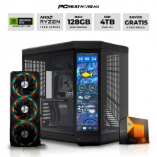 PCRA064 - EQUIPO HYTE Y70 AMD Ryzen 9 7950X3D + 128GB (4 x 32GB) + GeForce RTX 4090