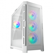 Gabinete Cougar Airface Pro RGB, Midi-Tower, ATX/CEB/EATX/Micro-ATX/Mini-ITX, USB 2.0/3.0, sin Fuente, 4 Ventiladores Instalados, Blanco