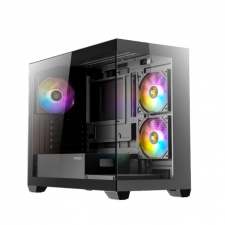  Gabinete ANTEC CX300M RGB con Ventana, Mid-Tower, ATX/Micro-ATX/ITX, USB 3.0/2.0, Sin Fuente, 3 Ventiladores Instalados, Negro