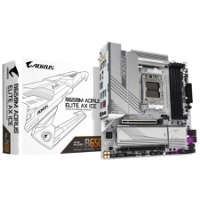 Tarjeta Madre Gigabyte B650M AORUS ELITE AX ICE, Micro-ATX, Socket AM5, AMD B650, 256GB DDR5, HDMI/DP para AMD
