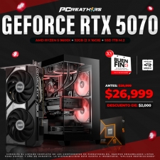 BFA004 - EQUIPO AMD Ryzen 5 9600X + 32GB (2x16GB) + GeForce RTX 5070