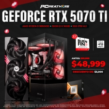 BFA012 - EQUIPO AMD Ryzen 9 9950X3D + 32GB (2x16GB) + GeForce RTX 5070 Ti