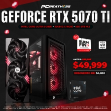 BFA015 - EQUIPO Intel Core Ultra 9 285K + 32GB (2x16GB) + GeForce RTX 5070 Ti