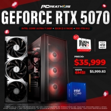 BFA024 - EQUIPO Intel Core Ultra 7 265F + 32GB (2 x 16GB) + GeForce RTX 5070