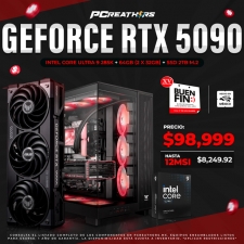 BFA035 - EQUIPO Intel Core Ultra 9 285K + 64GB (2x32GB) + GeForce RTX 5090