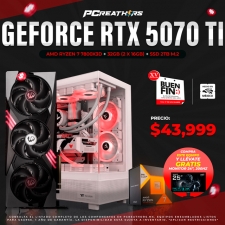 BFA040 - EQUIPO AMD Ryzen 7 7800X3D + 32GB(2x16GB) + GeForce RTX 5070 Ti