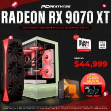 BFA041 - EQUIPO AMD Ryzen 7 7800X3D + 64GB (2 x 32GB) + Radeon RX 9070 XT