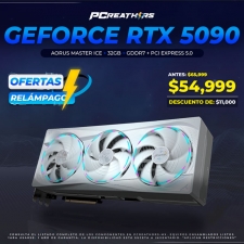 BFA049 - Tarjeta de Video AORUS NVIDIA GeForce RTX 5090 MASTER ICE, 32GB 512-bit GDDR7, PCI Express x16 5.0