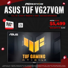 BFA061 - Monitor Gamer Curvo ASUS TUF Gaming VG27VQM LED 27", Full HD