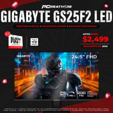 BFA063 - Monitor Gamer Gigabyte GS25F2 LED 24.5", 1920x1080 Full HD, 200Hz