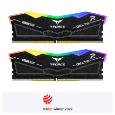 Kit Memoria RAM Team Group T-Force Delta Black RGB DDR5, 6000MHz, 32GB - 2 x 16GB, CL38, XMP/EXPO