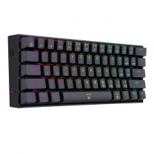 Teclado Gamer Redragon Dragonborn K630 RGB, 60%, Switch Brown, Alambrico, Negro, Español