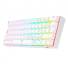 Teclado Gamer Redragon Dragonborn K630 RGB, 60%, Switch Brown, Alambrico, Blanco, Español