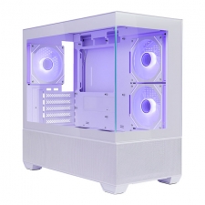 Gabinete Cooler Master ELITE 490, Mini-Tower, Micro-ATX/Mini-ITX, USB 3.0, sin Fuente, 3 Ventiladores Instalados, Blanco