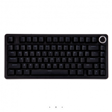 Teclado Gamer AULA F75, 75%, Switch Lineal, Alambrico, Black, Ingles
