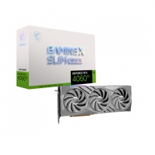 Tarjeta de Video MSI GeForce RTX 4060 Ti GAMING X SLIM WHITE 16G, 16GB 128-bit GDDR6, PCI Express x8 4.0