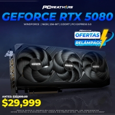 ¡OFERTA RELAMPAGO! Tarjeta de Video Gigabyte NVIDIA GeForce RTX 5080 WINDFORCE OC SFF 16G, 256 Bits, GDDR7, PCI Express 5.0