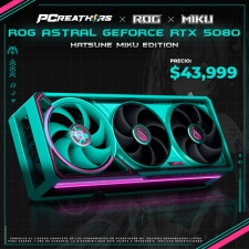 Tarjeta de Video ASUS NVIDIA ROG Astral GeForce RTX 5080 16GB OC Edition, 16GB 256-bit GDDR7, PCI Express 5.0 (Hatsune Miku Edition)