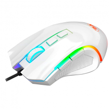 Mouse Gamer Redragon Griffin M607 RGB, Al&aacute;mbrico, USB-A, 7200DPI, Blanco