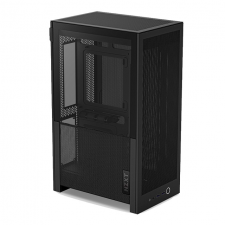 Gabinete NZXT H2 FLOW, SFF, Mini-ITX, USB 3.0, sin Fuente, 2 Ventiladores Instalados, Negro