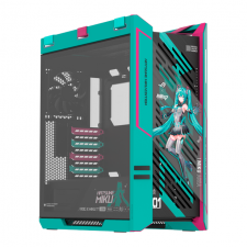 Gabinete Gamer Asus ROG STRIX HELIOS II GX601S HATSUNE MIKU EDITION, ARGB Aura Sync, Cristal Templado, USB 3.1, E-ATX