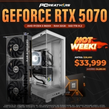 HOTSALE006 - Equipo AMD Ryzen 5 9600X + 32GB RAM + GeForce RTX 5070