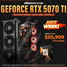 HOTSALE011 - Equipo AMD Ryzen 9 9900X3D + 64GB (2X32GB) + GeForce RTX 5070 Ti