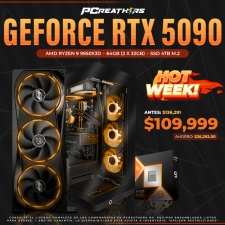 HOTSALE015 - Equipo AMD Ryzen 9 9950X3D + 64GB (2X32GB) + GeForce RTX 5090