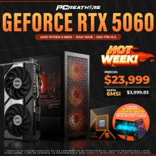 HOTSALE016 - Equipo AMD Ryzen 5 9600 + 16GB RAM + GeForce RTX 5060