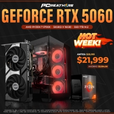 HOTSALE040 - Equipo AMD Ryzen 7 5700X + 32GB (2x16GB) + GeForce RTX 5060