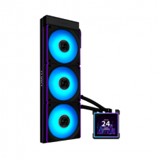 Lian Li HydroShift II LCD-S CL Enfriamiento L&iacute;quido para CPU, 3x 120mm, hasta 3200RPM, Negro