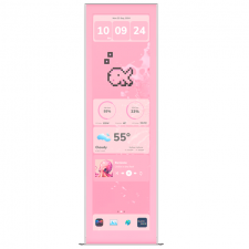 Hyte Y70 Touch Infinite Display para Hyte Y70, 14.9'' Pulgadas, Resoluci&oacute;n de 2.5K, 60Hz, Rosa