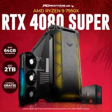 JUL14 - EQUIPO AMD Ryzen 9 7950X + 64GB (4 x 16GB) + GeForce RTX 4080 SUPER