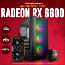 JUL19 - EQUIPO AMD Ryzen 5 5500 + 16GB + Radeon RX 6600