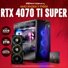 JUL23 - EQUIPO AMD Ryzen 7 7700X + 32GB (2 x 16GB) + GeForce RTX 4070 Ti Super