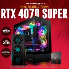 JUL24 - EQUIPO AMD Ryzen 7 7700X + 32GB (2 x 16GB) + GeForce RTX 4070 SUPER