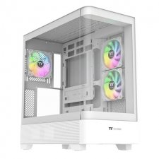 Gabinete Thermaltake View 290 TG ARGB, Midi-Tower, ATX/Micro-ATX/Mini-ITX, USB 3.0, sin Fuente, 3 Ventiladores Instalados, Blanco