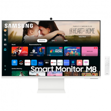 Monitor Samsung Smart Monitor M8 AI LED 32", 3840x2160 4K Ultra HD, 60Hz, HDMI, Bocinas Integradas, Blanco