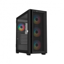 Gabinete Balam Rush Carbono Twin Mate 7000 con Ventana RGB, Midi-Tower, ATX/Micro-ATX/Mini-ITX, USB 3.0/2.0, sin Fuente, 4 Ventiladores RGB Instalados, Negro