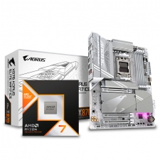 PROCESADOR AMD RYZEN 7 9800X3D +  X870 AORUS ELITE ICE