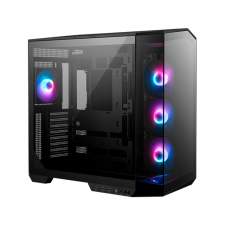 Gabinete MSI MAG PANO 100R PZ, Midi-Tower, ATX/Micro-ATX/Mini-ITX, USB 3.0, sin Fuente, 4 Ventiladores Instalados, Negro