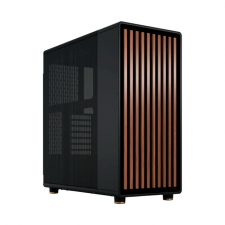 Gabinete Fractal Design North TG con Ventana, Midi-Tower, ATX/Mini-ITX/Micro-ATX, USB 3.0, sin Fuente, 2 Ventiladores Instalados, Negro