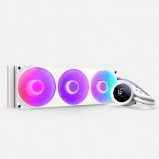 NZXT Kraken Plus 360 RGB Enfriamiento Líquido para CPU, 3x 120mm, hasta 2400RPM, Blanco